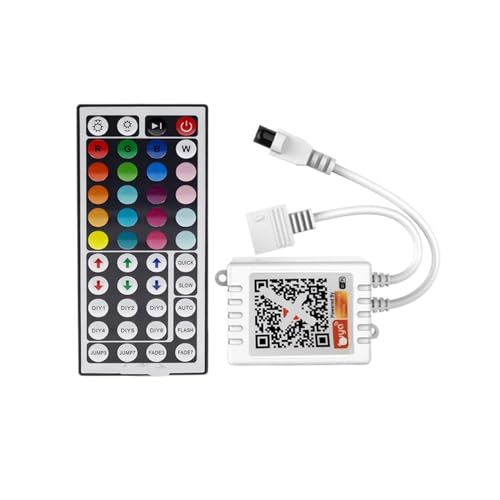 Télécommande infrarouge DC12-24V WiFi RGB 44 touches pour contrôleur de ruban LED