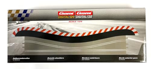 Carrera 20604 Shoulders for Chicane (3), Digital 132/124, Evolution, Exclusiv