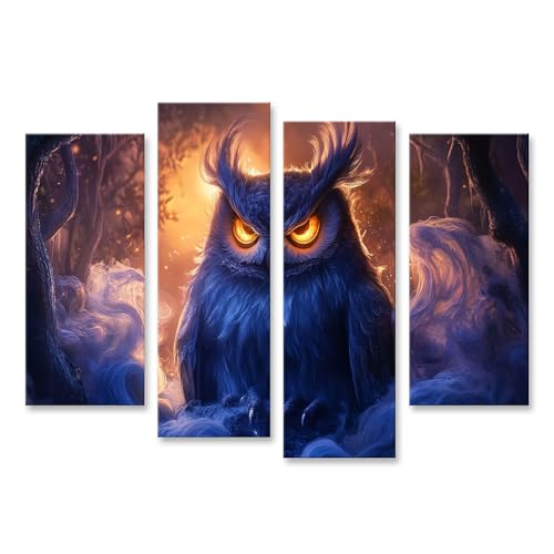 Toile mystique hibou gardien pour transformer une chambre sombre