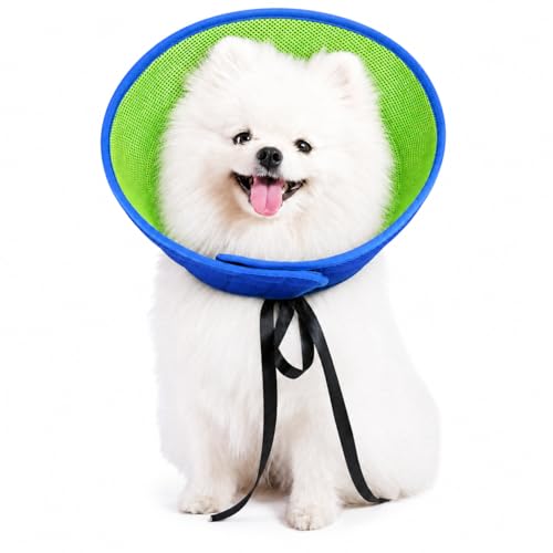 Soft-Dog-Cone-Collar-to-Stop-Licking-After-Surgery-Comfy-Dog-Cone-Alternative-for-Large-Medium-Small-DogsCats-Adjustable-Washable-E-Collar-for-Spay-Neuter-Recovery-and-Neck-Protection Soft Dog Cone Collar to Stop Licking After Surgery, Comfy Dog Cone Alternative for Large Medium Small Dogs/Cats, Adjustable Washable E-Collar for Spay Neuter Recovery and Neck Protection - Image 1