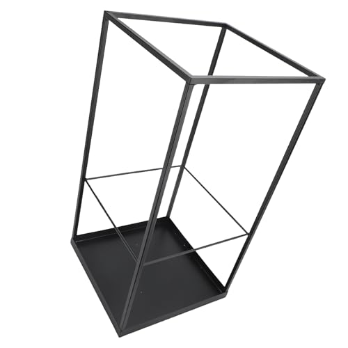 KIMISS Paragüero de Metal para Entrada - Soporte de Metal de Diseño Geométrico Moderno para Almacenamiento y Organización del Hogar - Elegante Paragüero Independiente - imagen 8