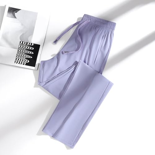 Image of Casual Pants for Women Over 50, Women's Ultra Stretch Breathable Comfy Fit | Pants, Ice Silk Pants for Women