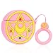 Joyleop Pink Star Case Compatible with Airpods 1/2, Cute Cartoon Fun Funny 3D Kids Girls Teens Cover, Cool Stylish Fashion Kawaii Soft Silicone Character Shockproof Airpod Skin Cases for Air pods 1&2