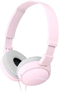 Sony Auriculares estéreo MDRZX110P.AE, sonido potente, rosa, 1 unidad