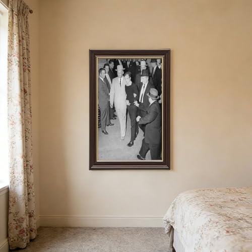 Impression sur toile Jack Ruby d'art avec cadre à suspendre haut de gamme - 3