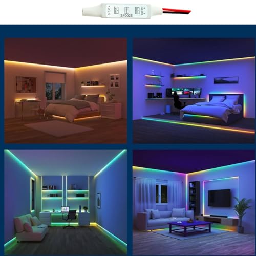 Image of Auslese SP002E Mini 3 Key RGB Pixel LED Controller for WS2812B WS2811 WS2813 SK6812 Digital LED Strip Lighting DC5V 24V DIY Stage Decoration TV Backlight