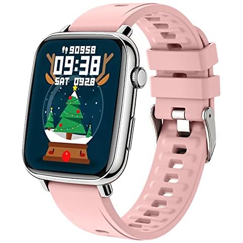 MIGOUFIT Smart Watch for Women, Fitness Tracker with Blood Pressure, Blood Oxygen Monitor, IP67 Waterproof Activity Tracker with Pedometer Stopwatch, Smartwatch for Men Women for Android iOS, Silver Cover