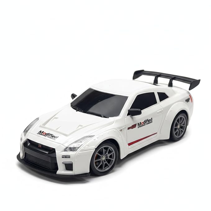 RC Racing Drift Car, 1:24 Scale, 4WD, 20kmph, Remote Control, Transforming Robot Car, Blue, 3 Years and Up