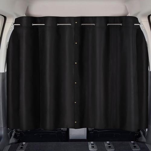 ZATOOTO Cortina Divisoria de Privacidad Coche, Camper Desmontables, para niños Viajar, Acampar, Dormir, Cortinillas Parasol Ventanas Coche Caravanas Accesorios 160 * 100 CM