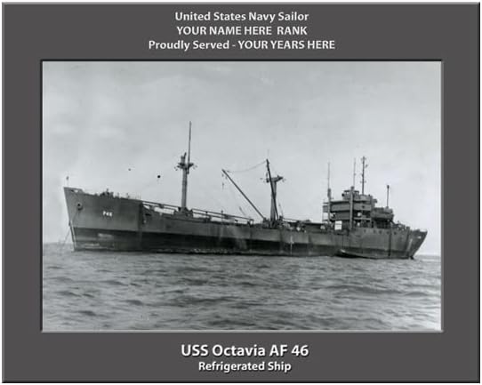 USS Octavia AF-46 Personalized United States Navy Ship