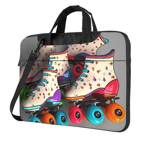 Sac à bandoulière rétro coloré pour ordinateur portable mallette de transport