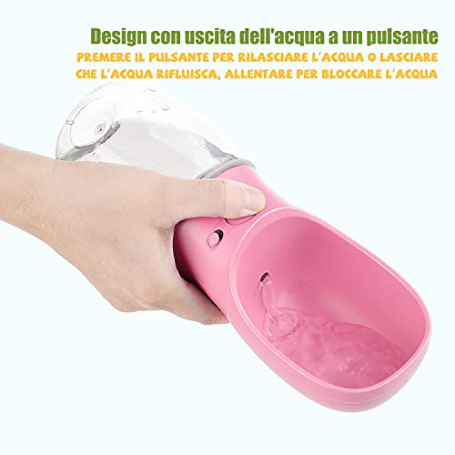 Borraccia Cane, [350ml] Diyife Bottiglia per Cani