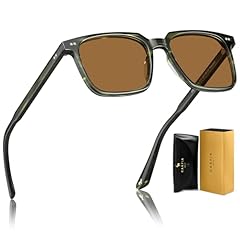 3. Green Demi Frame Brown Lens