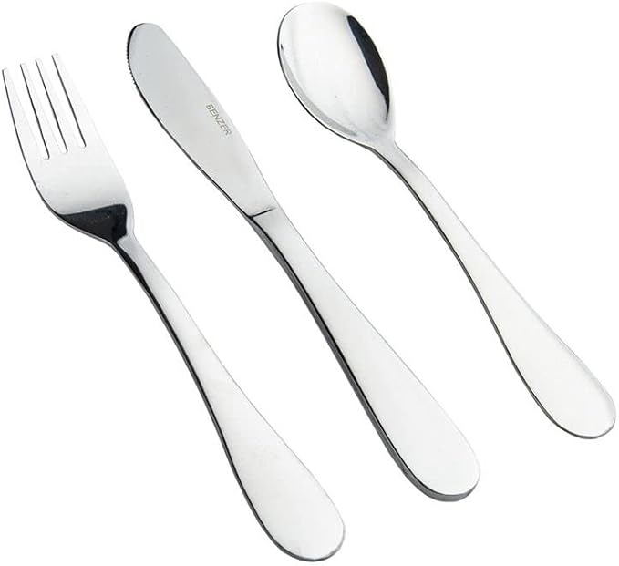Benzer - Bambino Stainless Steel Cutlery Set 3pc