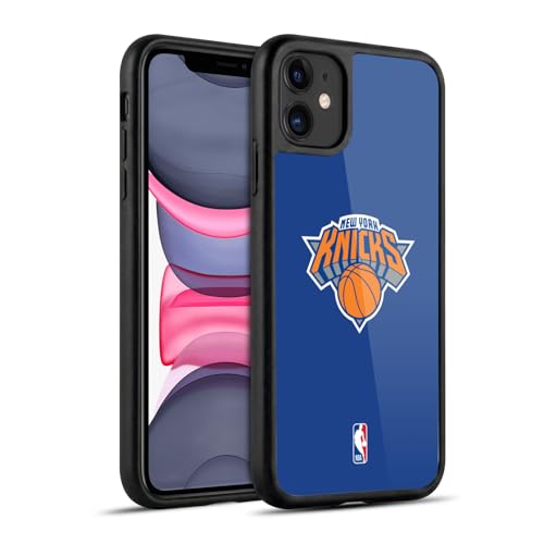 Head Case Designs sous Licence Officielle NBA Bleu New York Knicks Logo Coque en Gel renforcée [Protection de Qualité Militaire] Compatible avec Apple iPhone...