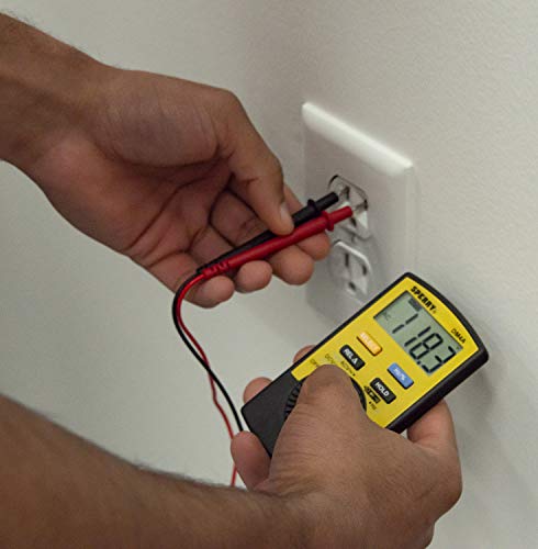 Sperry Instruments Pocket Dm4A, Voltage, Outlet Tester, Yellow Digital Multimeter #TOP5