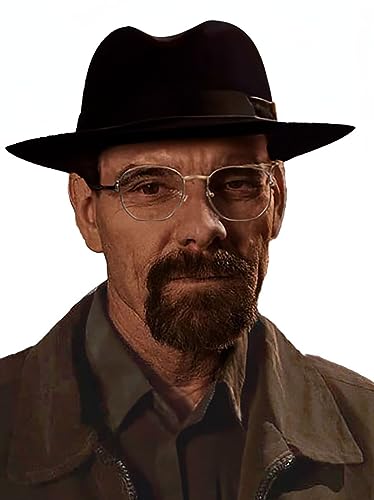 The One Who Knocks Clear Rectangle Aviator Lens Glasses3