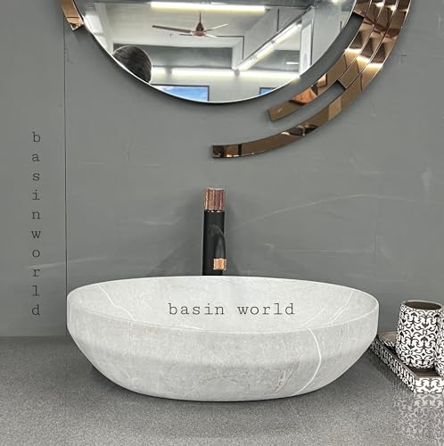 Image of IMPORTED Ceramic Wash Basin Countertop Tabletop Bathroom Sink Wash Basin (20 x 14.5 x 5.5 INCH) NCTT-440
