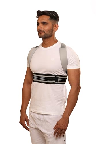 Image of Posture Back Support or corrector | Back Straight and Shoulder Support | Relief from Upper and Lower Back | Lumbar, Neck and Shoulder Pain Relief |