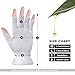MIG4U Fingerless Moisturizing Gloves, Half Finger Touchscreen Beauty Glove for Eczema, SPA, Dry Hands, Skin Treatment, Summer Sun UV Protection, Pale Purple, 1 Pairs S/M