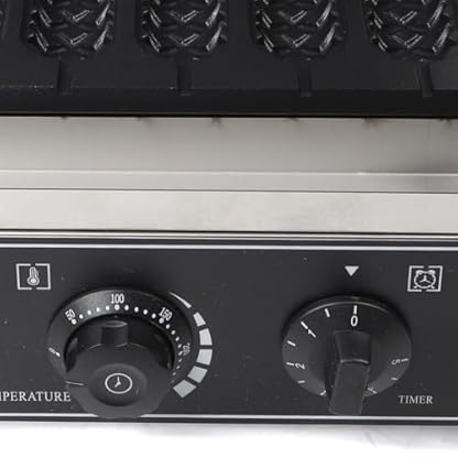 HarBin-Star Waffeleisen, Edelstahl Waffelgerät Waffle Maker Stiel Waffelmaschine Waffel am Stiel 1500W – Bild 7