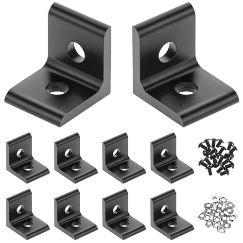 Équerres alu 2020 QWORK pour éliminer le jeu de vos structures en T