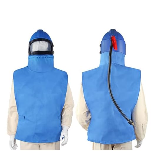 Protective Sandblasting Hood with Air Supply