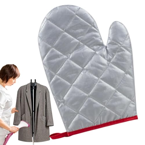 Guante de planchado para vaporera – Guantes resistentes al calor para una cocción al vapor segura | Guante protector para plancha de vapor, guantes antideslizantes y resistentes al calor para una