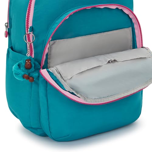 Image of Kipling Women's Seoul Extra Large 17 inch Laptop Backpack, Durable, Roomy with Padded Shoulder Straps, Built-In Protective Sleeve