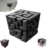3D Wall Art Optical Illusion Corner Wall Decal, Large Removable Peel and Stick Stereoscopic Cube Sticker, Wall Art That Reshapes Reality, Modern Home Decor for Living Room, Office & Dorm