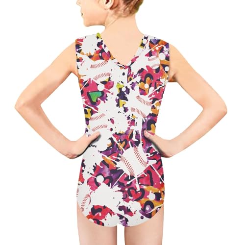 GOSTONG Toddler Girls One Piece Swimsuit Sleeveless V Neck UPF 50+ Beachwear Bathing Suits2