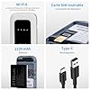 Routeur WiFi Mobile 4G LTE Portable,Routeur WiFi Portable High Speed Travel Hotspot Mini Routeur Mobile - Connecte jusqu'à 10 appareils - Sécurité WPA2-PSK