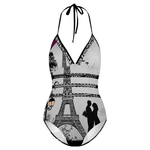 Maillot de bain une pièce dos nu séchage rapide pour piscine - 4