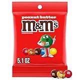 M&M'S Peanut Butter Chocolate Candy 5.1-Ounce Bag (Pack of 12)