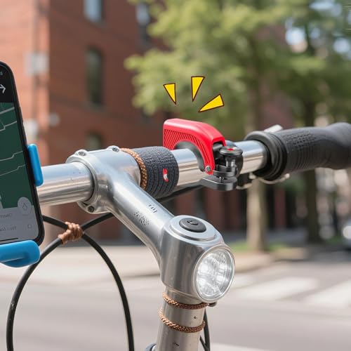 Timbre de bicicleta con sonido fuerte y claro resistente a la oxidación 3