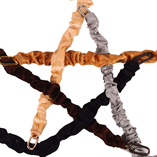 Image of Chain Cover, Velvet Type Fabric Effect, Protective Sleeve for Chain, Use for Chandelier Lighting Chain(Cover Only) (Brown,22 in)