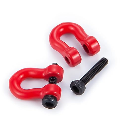 RC�������i For FMS For TRX4M For SCX24 AX24 For FCX24 Enduro24 1/18 1/24 �����W���b�N�X�^���h�g���[���[�t�b�N�V���x���֎~�� RC ���i(Trailer Hook)