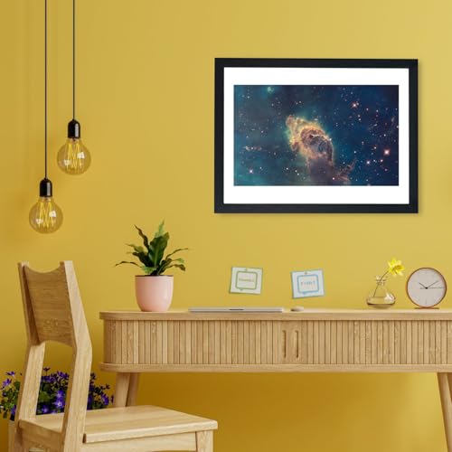 Nébuleuse de la Carène affiche Hubble pour mur blanc vide - 2