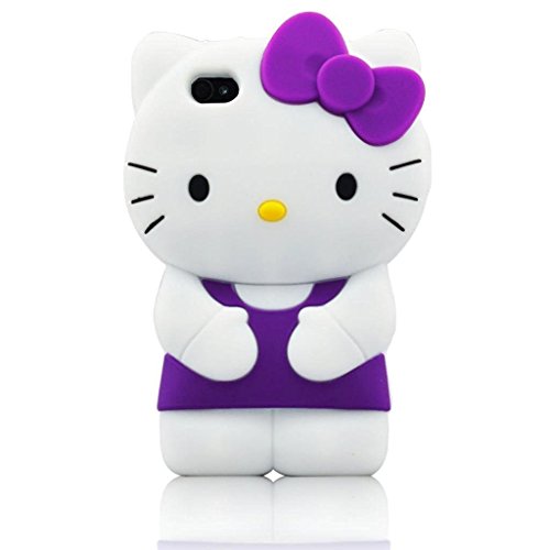 iPhone 7 Plus Case, iPhone 8 Plus Case, Phenix-Color 3D Cute Cartoon Soft Silicone Hello Kitty Gel Back Cover Case for Apple iPhone 7 Plus 2016 / iPhone 8 Plus 2017 Case Amp Prime (11)