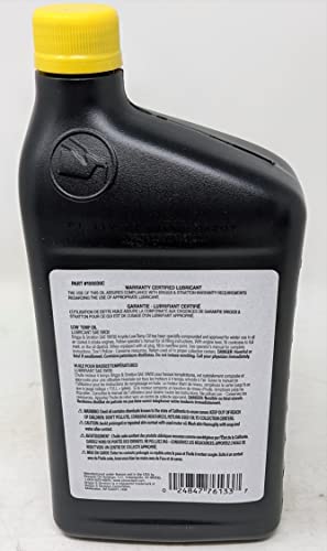 Briggs & Stratton 2-Quarts 100030C SAE 5W-30 4-Cycle Snow Thrower Oil and Fuel Treatment - Thumbnail 3