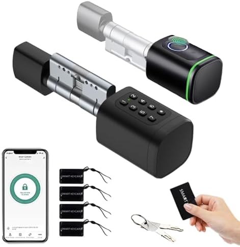Cerradura Inteligente,Cerradura Con Huella Digital,Cilindro De Ce...