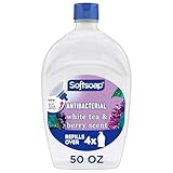 Softsoap Antibacterial Liquid Hand Soap, Kitchen and Bathroom Hand Soap, White Tea and Berry Scent, 50 fl oz Refill