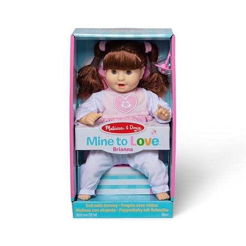 image for Melissa & Doug Mine to Love Brianna 12-Inch Soft Body Baby Doll with H