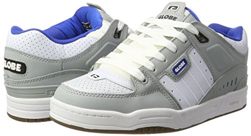 Image of Globe Men's Low-Top Trainers, Multicolored Grey Blue White, 12 M UK