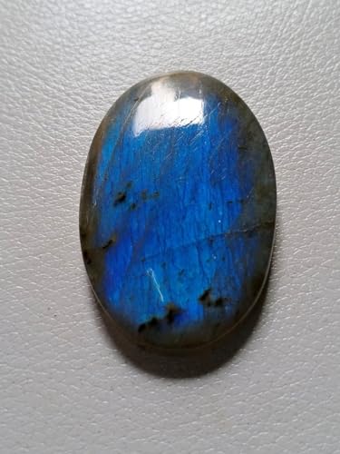 Labradorite bleu feu cabochon de forme ovale de qualité pour pendentif
