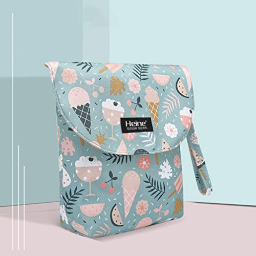 STOBOK Organizador de Fraldas de Bebê Bolsa de Armazenamento de Fraldas Pendurada Reutilizável Bolsa