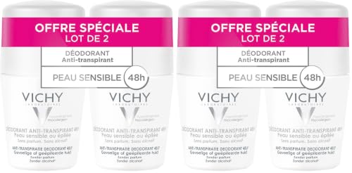 Déodorant Peau Sensibleépilée Vichy Laboratoires Le Lot De 2 Roll on - vue 1