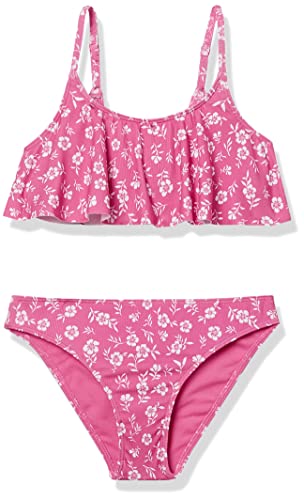 Roxy Girls' Splendid Flutter Swim Set, Pink Guava S Ditsy Dreams, 16 #TOP27