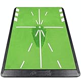 Premium Impact Golf Mat 1.0 Edition | Path Feedback Golf Practice Mat | Advanced Guides and Rubber Backing Golf Hitting Mat