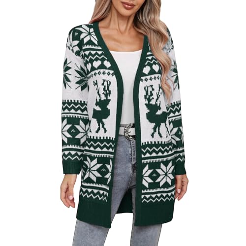 Cardigan festif en tricot pour rayonner autour du sapin de Noel